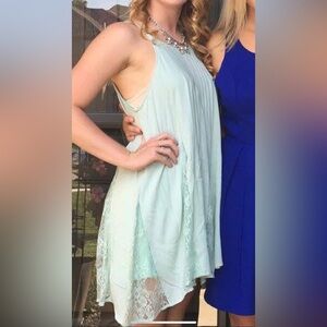 Blu Pepper Light blue/gren Dress